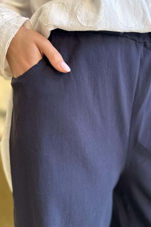 Luxury Raw Kick Magic Trouser Navy